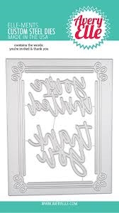 Avery Elle ElleMents Die - Invitation Frame